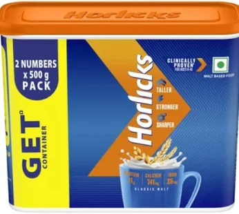 HORLICKS CLASSIC MALT CONTAINER (1 KG)