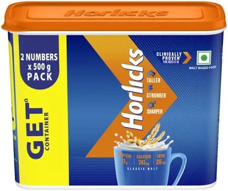 HORLICKS CLASSIC MALT CONTAINER (1 KG)