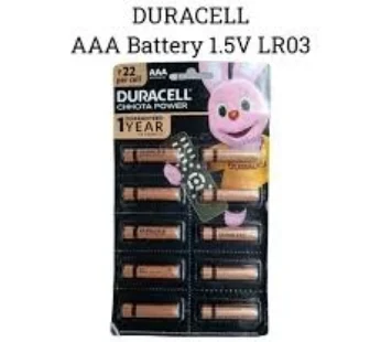 DURACELL AAA 1.5 V (10 PCS)
