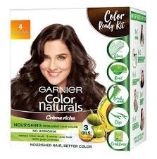 GARNIER COLOR NATURALS NATURAL BROWN 4 (130 ML)